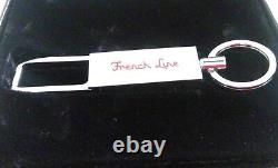 S. T. DUPONT Key Chain French Line Key Ring Palladium Limited Edition