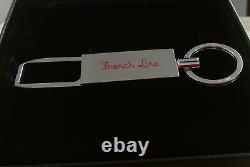 S. T. DUPONT Key Chain French Line Key Ring Palladium Limited Edition