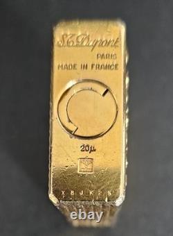 S. T. DUPONT LIGHTER LIGNE 1 DRAGO Limited Edition GOLD PLATED RARE