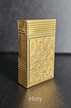 S. T. DUPONT LIGHTER LIGNE 1 DRAGO Limited Edition GOLD PLATED RARE