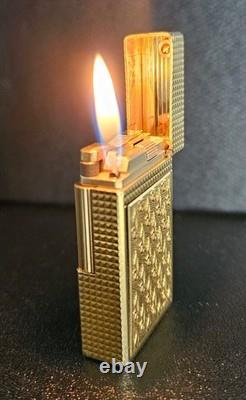 S. T. DUPONT LIGHTER LIGNE 1 DRAGO Limited Edition GOLD PLATED RARE