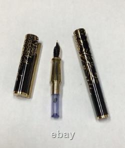 S. T. DUPONT PHOENIX NEO CLASSIQUE FOUNTAIN PEN 18k Nib LE 075/888 in Orig. Case