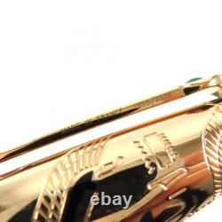 S. T. DUPONT Pharaoh Fountain Pen Limited Edition Nib 18K M Gold Colored Stone