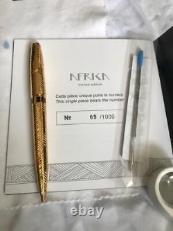 S. T DuPont Afrika Limited Edition, (0069/1000), Ballpoint Pen-Mint