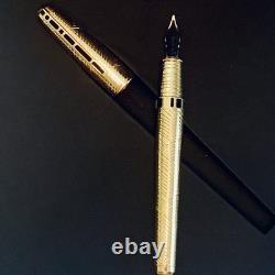 S. T. DuPont Afrika Limited Edition (71/1000) Fountain Pen 18k M Nib WithBox/Books
