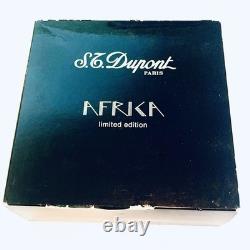 S. T. DuPont Afrika Limited Edition (71/1000) Fountain Pen 18k M Nib WithBox/Books