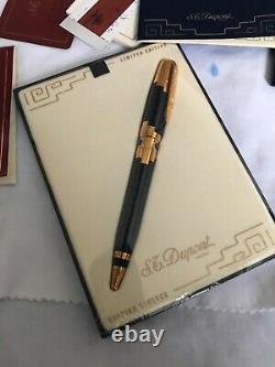 S. T DuPont Nuevo Mundo Limited Edition 0122/1000 Ballpoint Pen-Mint