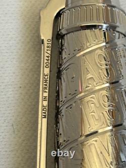 S. T DuPont Place Vendome Limited Edition (0044/1810) Fountain Pen, 18K M Nib-New