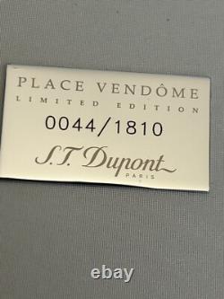S. T DuPont Place Vendome Limited Edition (0044/1810) Fountain Pen, 18K M Nib-New
