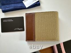 S. T. DuPont X Fender Limited Edition Brown Leather Wallet New