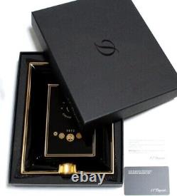 S. T. Dupont 006407 Cigar Club Ashtray Black & Gold New Limited Edition