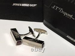 S. T Dupont 007 James Bond Collection Limited Edition Ingot Cufflinks Used JP