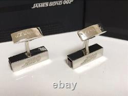 S. T Dupont 007 James Bond Collection Limited Edition Ingot Cufflinks Used JP