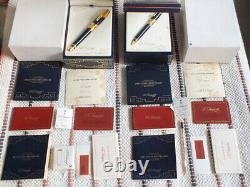 S. T. Dupont 1998 Limited Edition Nuevo Mundo Fountain Pen & Ballpoint Pen Set