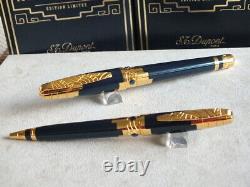 S. T. Dupont 1998 Limited Edition Nuevo Mundo Fountain Pen & Ballpoint Pen Set