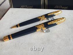 S. T. Dupont 1998 Limited Edition Nuevo Mundo Fountain Pen & Ballpoint Pen Set