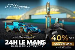 S. T. Dupont 24H Le Mans Limited Edition Fountain Pen / Rollerball Kit 40%OFF