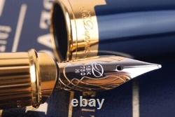 S. T. Dupont 481892M Sapphire fountain pen 1998 Nuevo Mundo limited edition NEW JP