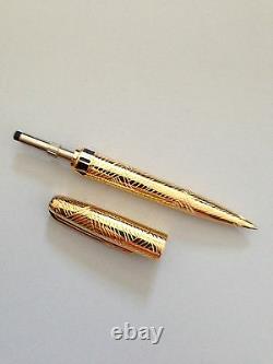 S. T. Dupont AFRIKA Kuli/Ballpoint GOLD/ONYX Limited Edition 2001 NEU