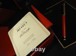 S. T. Dupont ART DECO Fountain Pen 1996 Limited Edition Lacquer Cased