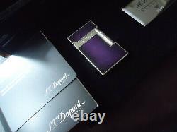 S. T. Dupont ATELIER L2 Lighter Purple Chinese Lacquer Limited Edition