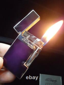 S. T. Dupont ATELIER L2 Lighter Purple Chinese Lacquer Limited Edition