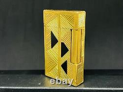 S. T. Dupont Africa Big Line 2 Limited Edition Lighter With Leather Pouch Works