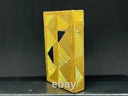 S. T. Dupont Africa Big Line 2 Limited Edition Lighter With Leather Pouch Works