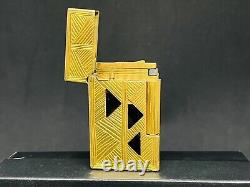 S. T. Dupont Africa Big Line 2 Limited Edition Lighter With Leather Pouch Works