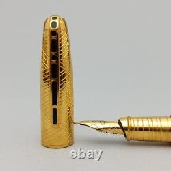 S. T. Dupont Africa Limited Edition Fountain Pen 18K M Nib Excellent Rare