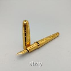 S. T. Dupont Africa Limited Edition Fountain Pen 18K M Nib Excellent Rare