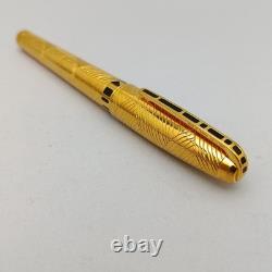 S. T. Dupont Africa Limited Edition Fountain Pen 18K M Nib Excellent Rare