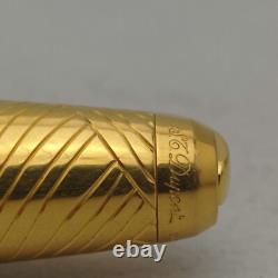 S. T. Dupont Africa Limited Edition Fountain Pen 18k M Nib Excellent Rare