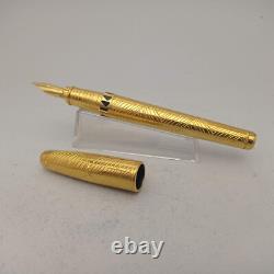 S. T. Dupont Africa Limited Edition Fountain Pen 18k M Nib Excellent Rare