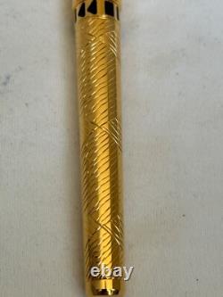 S. T Dupont Afrika/Africa Limited Edition 1000 Fountain Pen, 18K M Nib-Mint
