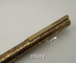 S. T. Dupont Apocalypse Limited Edition Gold Plated Rollerball Pen