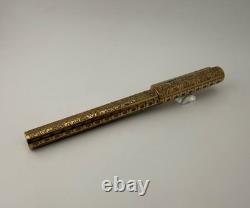 S. T. Dupont Apocalypse Limited Edition Gold Plated Rollerball Pen