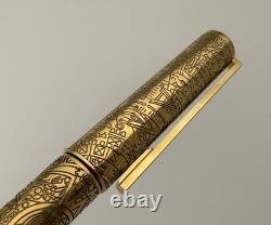 S. T. Dupont Apocalypse Limited Edition Gold Plated Rollerball Pen S. T. Dupont Apocalypse Limited Edition Gold Plated Rollerball Pen