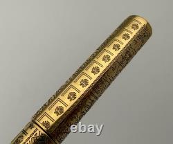 S. T. Dupont Apocalypse Limited Edition Gold Plated Rollerball Pen