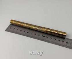 S. T. Dupont Apocalypse Limited Edition Gold Plated Rollerball Pen