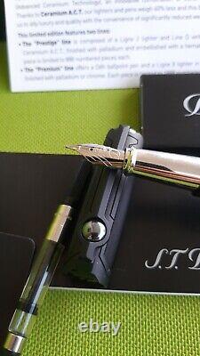 S. T. Dupont Armors Of Tomorrow Elysee Fountain Pen, 410693 Limited Edition Rare