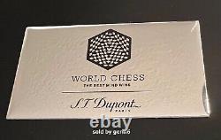 S. T. Dupont Atelier World Chess Rollerball Pen, Limited Edition, 412187, NIB