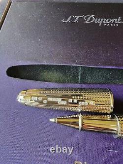 S. T Dupont Ballpoint Pen Olympio 24 Diamonds Drop Limited Edition 259/1952