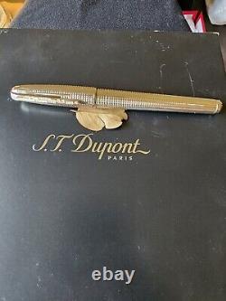 S. T Dupont Ballpoint Pen Olympio 24 Diamonds Drop Limited Edition 259/1952