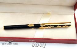 S. T Dupont Black Teatro Limited Edition Fountain Pen C. 1997 Floor Model