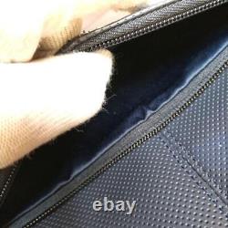 S. T. Dupont Carbon Leather 2-Way Business Bag Tricolor A4 Excellent+/N25