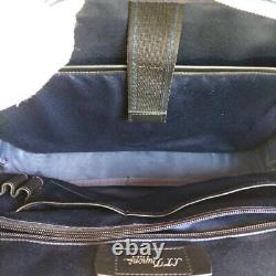 S. T. Dupont Carbon Leather 2-Way Business Bag Tricolor A4 Excellent+/N25