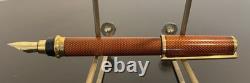 S. T. Dupont Chairman Amber Montparnasse Fountain Pen Limited Edition 18k