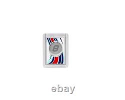 S. T. Dupont Cigar Cutter Stand 24 H Le Mans Limited Edition White Chrome 003488