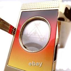 S. T. Dupont Cigar Cutter Stand Montecristo Le Crepuscule Limited Edition Gold